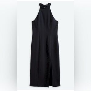 41 Hawthorn Elegant Black Halter Dress